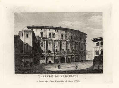Vista del Teatro de Marcelo, Roma de Unbekannt