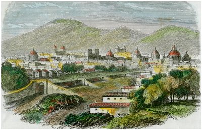 Vista de la ciudad de Cuzco, Perú, c1875 de Unbekannt