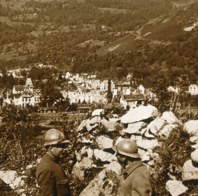 Vista de las líneas, Metzeral, norte de Francia de Unbekannt