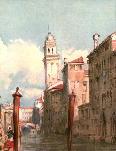 Vista en un canal, c1826, c1900 de Unbekannt