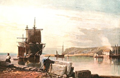 Vista sobre el Exe, c. 1900 de Unbekannt