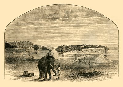 Vista en el Indo, 1890 de Unbekannt