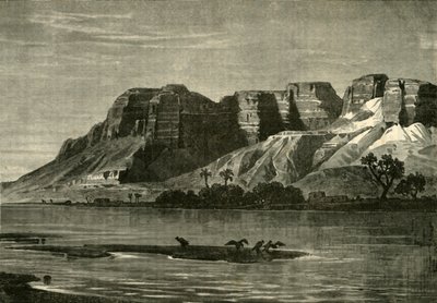 Vista sobre el Nilo, 1890 de Unbekannt