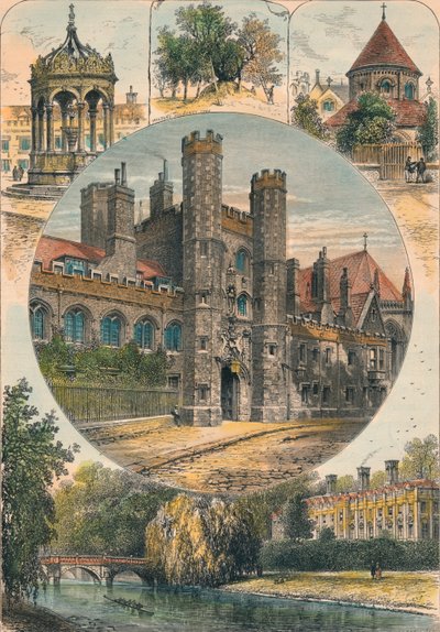 Vistas en y alrededor de Cambridge, c. 1890 de Unbekannt