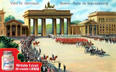 Vistas de capitales: Puerta de Brandeburgo, Berlín de Unbekannt
