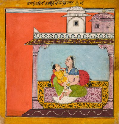 Vilaval Ragini, de un Ragamala, ca. 1690-95 de Unbekannt