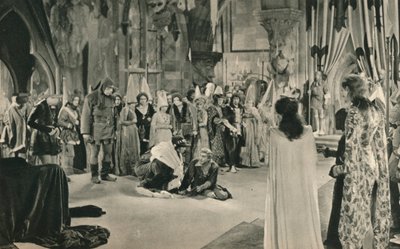 Villon John Barrymore amenazado de muerte por Luis XI, 1927 de Unbekannt