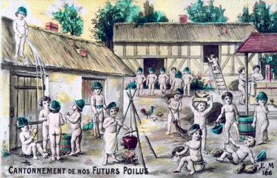 Postal francesa vintage, c. 1900 de Unbekannt