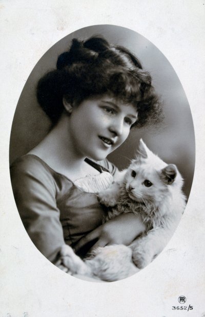 Postal francesa vintage, c1900 de Unbekannt