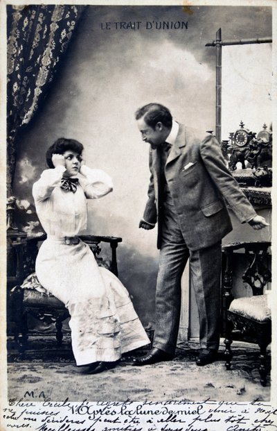 Postal francesa vintage, c.1900 de Unbekannt