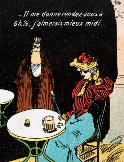 Postal francesa vintage de Unbekannt