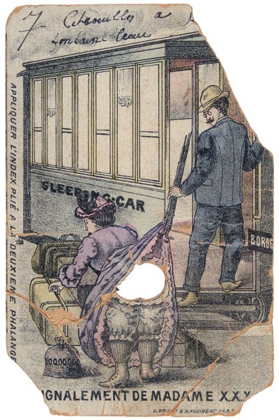 Postal francesa vintage, c1900 de Unbekannt