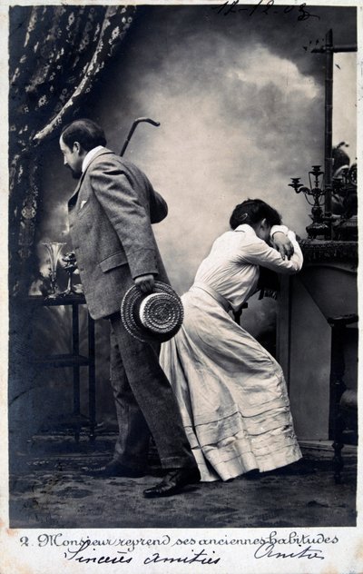 Postal francesa vintage, c. 1900 de Unbekannt