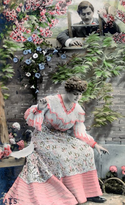 Postal francesa vintage, c. 1900 de Unbekannt