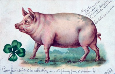 Postal francesa vintage, c1900 de Unbekannt