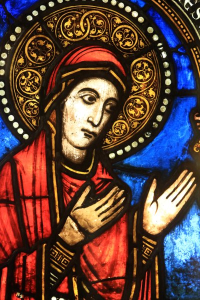 Virgen María. La Visitación. Tercer cuarto del siglo XII. Museo Oeuvre Notre Dame en Estrasburgo de Unbekannt