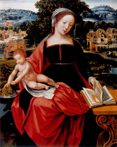 Virgen y Niño, siglo XVI de Unbekannt