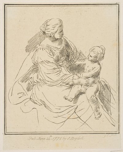 Virgen y Niño, 1775 de Unbekannt