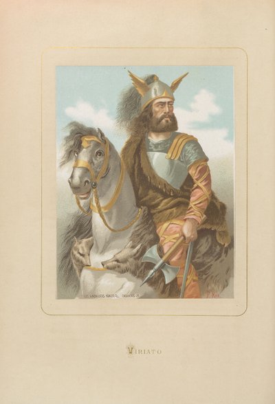 Viriato. De: Hombres y mujeres célebres de todos los tiempos por Juan Landa, 1875-1877 de Unbekannt
