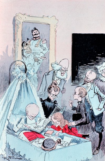 Visión de una familia intelectual en los años 1950, 1883 de Unbekannt