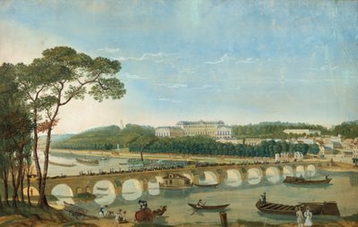 Visita del Rey Francisco I y la Reina de Nápoles a Carlos X en St Cloud, mayo de 1830 de Unbekannt