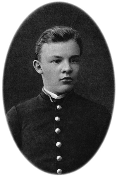 Vladimir Ulyanov Lenin como alumno de escuela secundaria, Simbirsk, Rusia, 1879 de Unbekannt