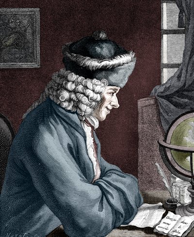 Voltaire, autor francés del siglo XVIII, dramaturgo, satírico y hombre de letras de Unbekannt