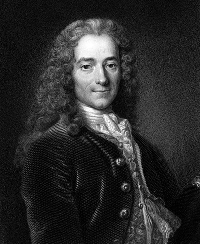 Voltaire, autor, dramaturgo, satírico y hombre de letras francés del siglo XVIII de Unbekannt