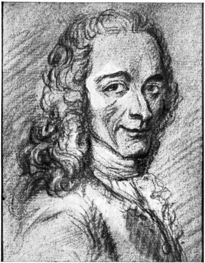 Voltaire, escritor, ensayista, deísta y filósofo francés de la Ilustración, siglo XVIII de Unbekannt