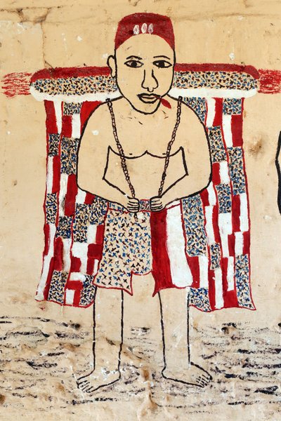 Pintura mural vudú en un convento. Togoville, Togo de Unbekannt