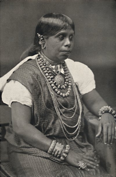 Vornehme Singhalesin aus Kandy, 1926 de Unbekannt