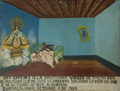 Exvoto dedicado a la Virgen de Talpa de Unbekannt