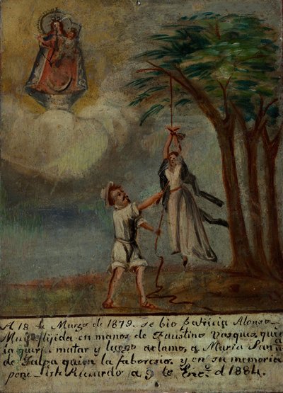 Exvoto dedicado a la Virgen de Talpa de Unbekannt