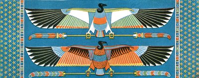 Decoraciones del techo de buitres, Philae, Egipto, 1928 de Unbekannt