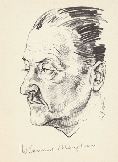 W Somerset Maugham, autor británico, c1930s de Unbekannt