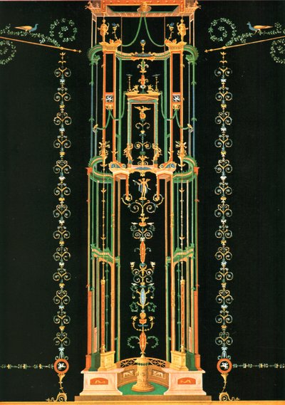 Decoración mural, Pompeya, Italia, 1928 de Unbekannt