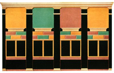 Decoración mural, Pompeya, Italia, 1928 de Unbekannt