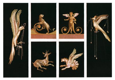 Decoración mural, Pompeya, Italia, 1928 de Unbekannt