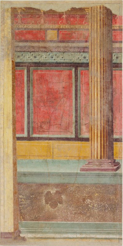 Pintura mural de la habitación F de la Villa de P. Fannius Synistor en Boscoreale de Unbekannt