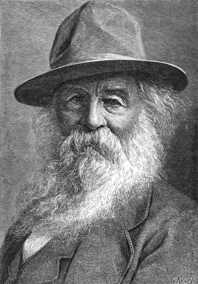 Walt Whitman 1819-1892, poeta estadounidense, c1880s de Unbekannt