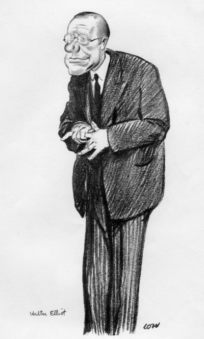 Walter Elliot, político unionista escocés, 1933 de Unbekannt