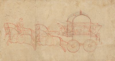 Carro de guerra, mediados del siglo XIX de Unbekannt