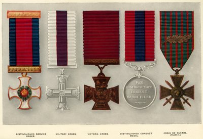 Condecoraciones de guerra, 1919 de Unbekannt