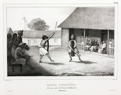 Danza de guerra, Isla de Buru de Unbekannt