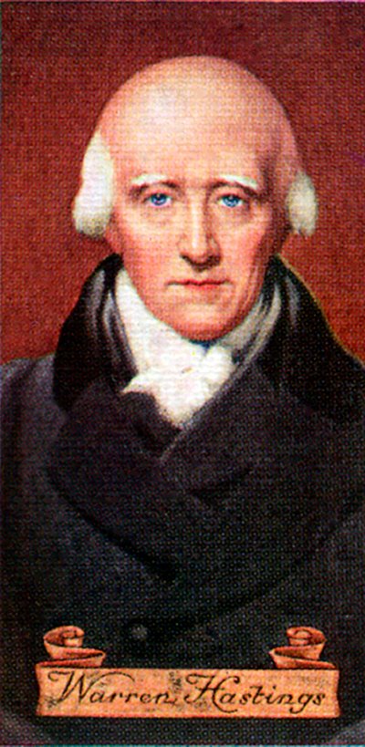 Warren Hastings, de una serie de tarjetas de cigarrillos, 1935 de Unbekannt