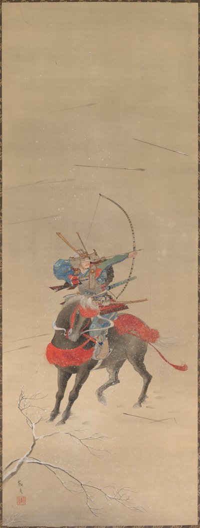 Guerrero montado en un Caballo, 1700s-1800s de Unbekannt