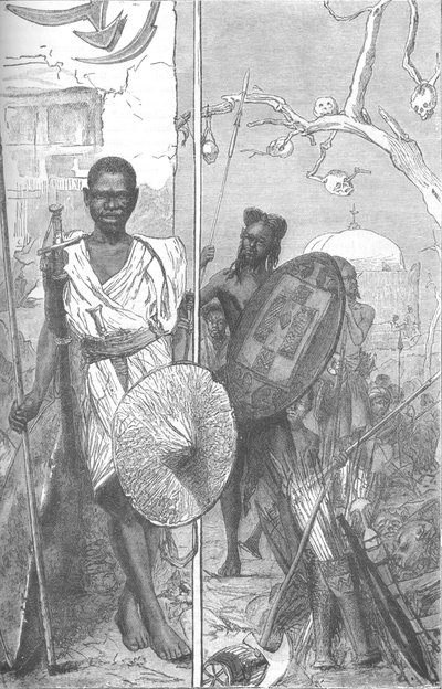 Guerreros del Mahdi, c1885 de Unbekannt