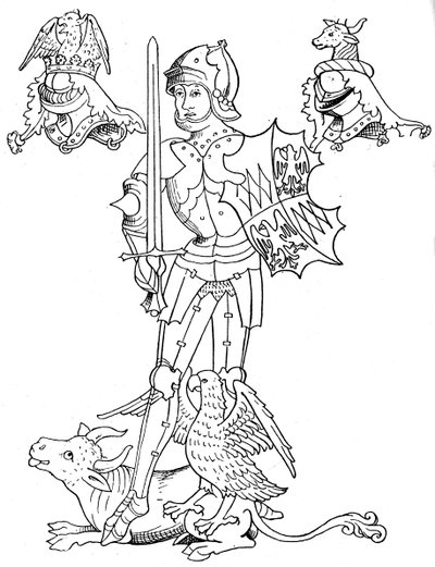 Warwick el Hacedor de Reyes, noble y soldado inglés del siglo XV, 1893 de Unbekannt
