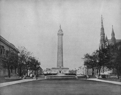 Monumento a Washington, Baltimore, c. 1897 de Unbekannt