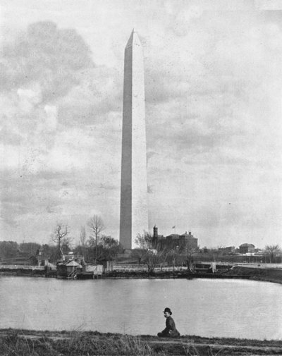 Monumento a Washington, Washington DC, EE.UU., c1900 de Unbekannt